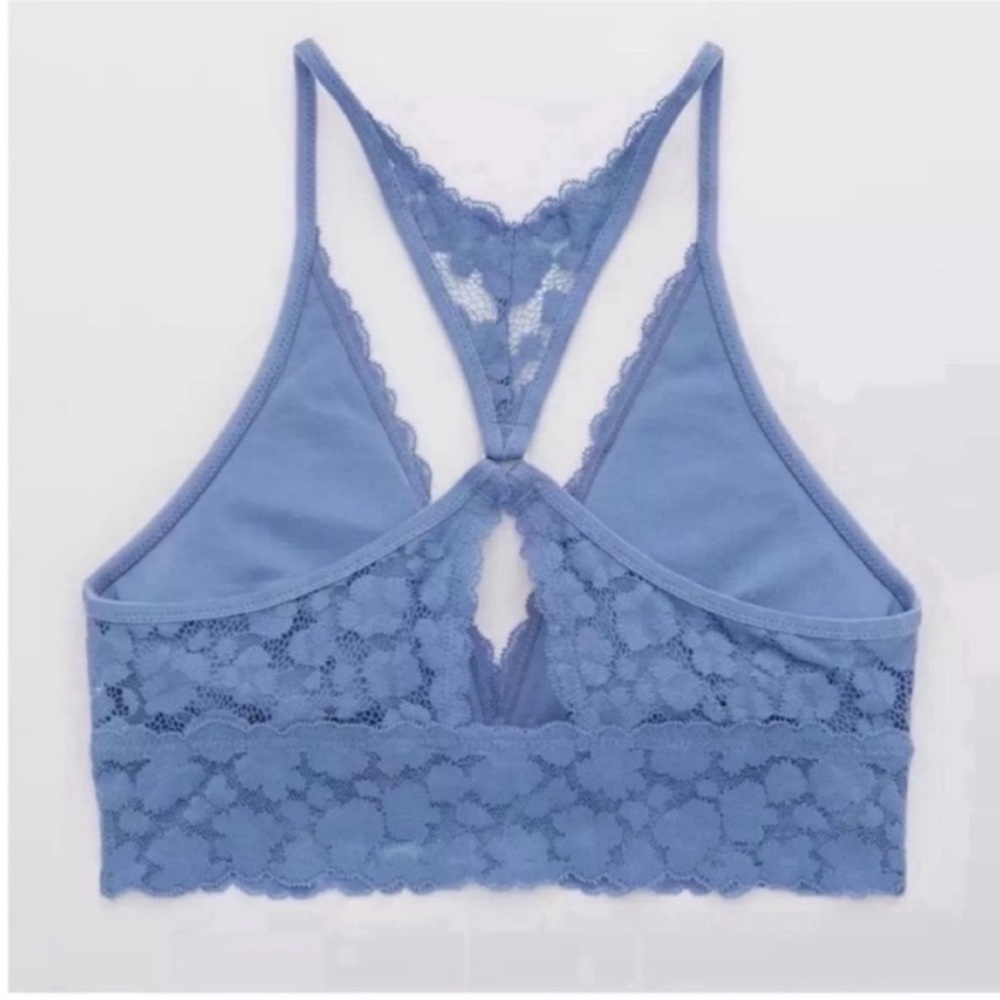 🇺🇸Firm Price🇺🇸 Aerie Wild Side Lace Padded Plunge Bralette - Picture 3 of 9